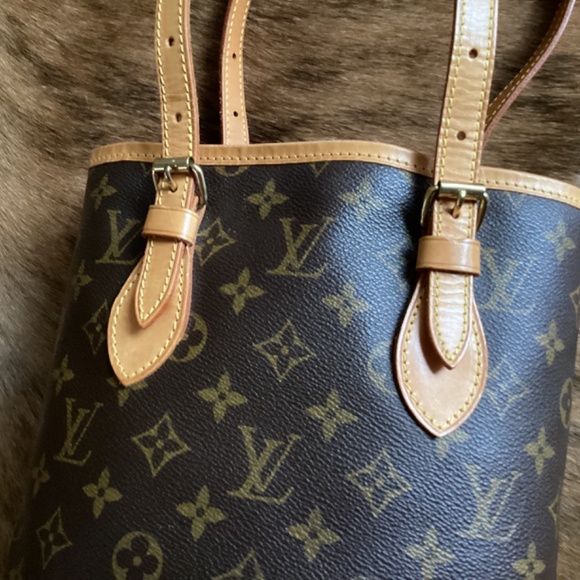 Authentic Vintage Petit Bucket Bag PM Monogram Louis Vuitton - Picture 7 of 14
